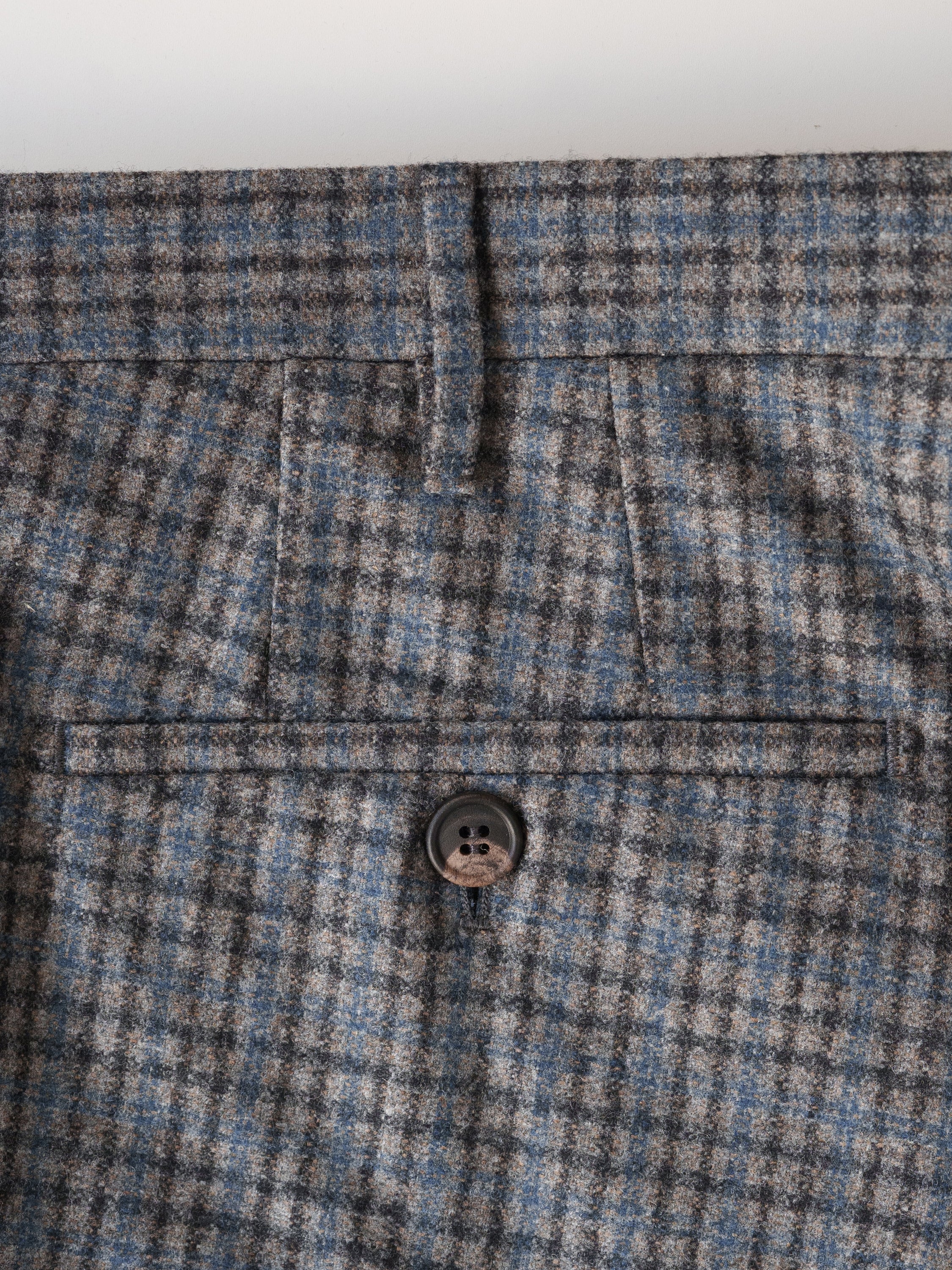 Gun club check flannel trousers WINTER